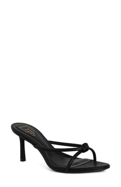 Shushop Heidi Stiletto Sandal In Black