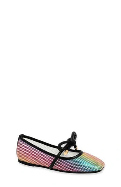 Shushop Kids' Ashley Mini Metallic Ballet Flat In Multi