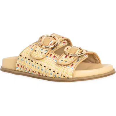 Shushop Kids' Lori Mini Slide Sandal In Brown
