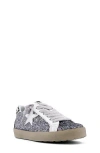 Shushop Kids' Paula Sneaker In Pewter Glitter
