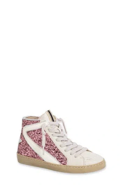 Shushop Kids' Rooney Mini High Top Sneaker In Animal Print