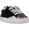Shushop Kids' Ruby Sneaker In Black Glitter
