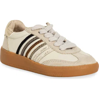Shushop Kids' Stevie Mini Sneaker In Beige/metallics