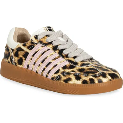 Shushop Kids' Stevie Mini Sneaker In Leopard Print