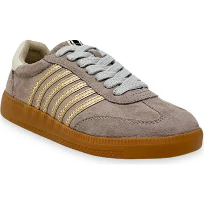 Shushop Kids' Stevie Mini Sneaker In Mink Suede