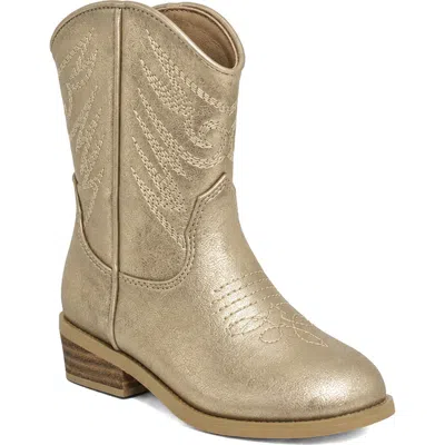 Shushop Kids' Zahara Western Boot In Golden
