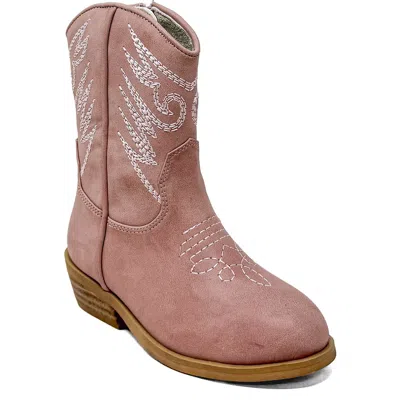 Shushop Kids' Zahara Western Boot In Rose