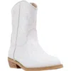 Shushop Kids' Zahara Western Boot In White
