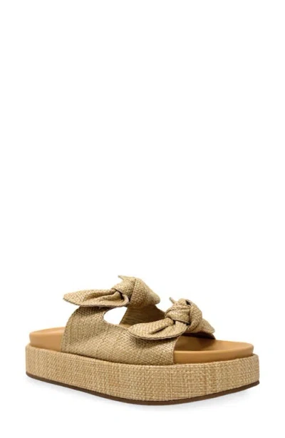 Shushop Kiki Platform Sandal In Brown