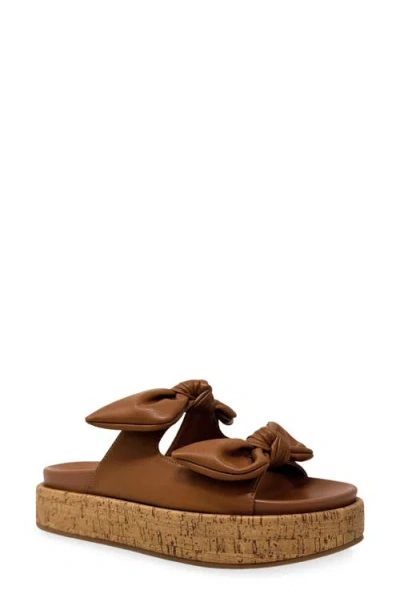 Shushop Kiki Platform Sandal In Brown