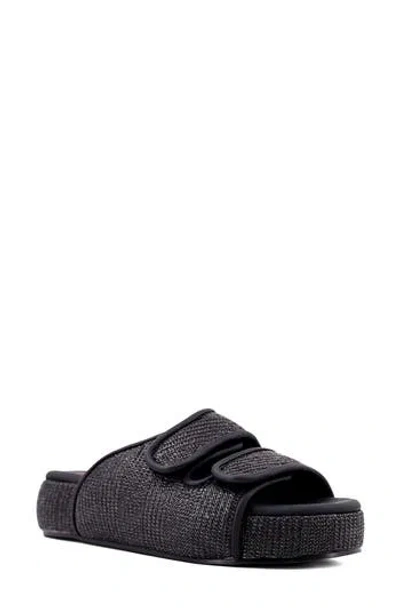 Shushop Lililan Slide Sandal In Black