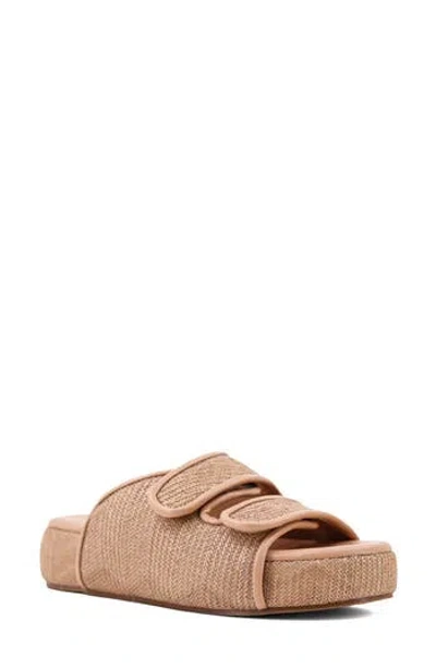 Shushop Lililan Slide Sandal In Brown