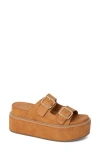 Shushop Lucinda Platform Slide Sandal In Multi