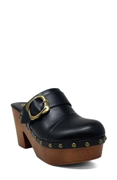 Shushop Lucy Platform Clog In Black