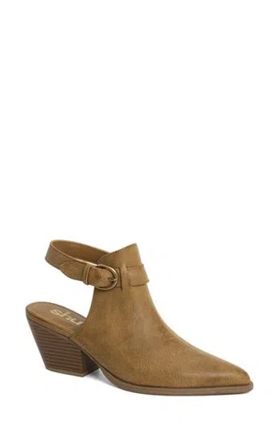 Shushop Nelly Pointed Toe Bootie In Brown