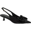 Shushop Nora Slingback Kitten Heel Pump In Black