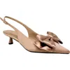 Shushop Nora Slingback Kitten Heel Pump In Multi