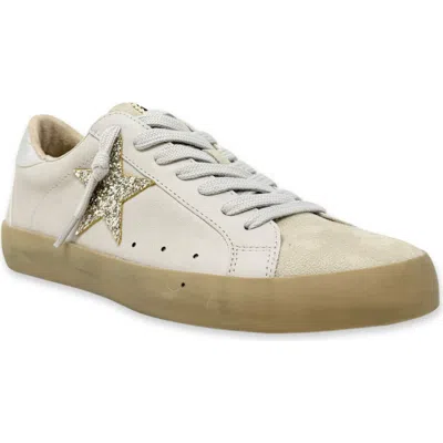 Shushop Paula Low Top Sneaker In Gold
