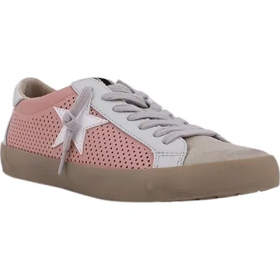 Shushop Paula Low Top Sneaker In Pink Perf