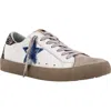 Shushop Paula Low Top Sneaker In Tie Dye Denim