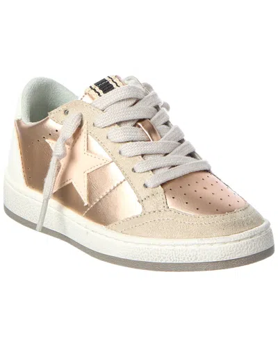 Shushop Paz Leather-trim Sneaker In Pink