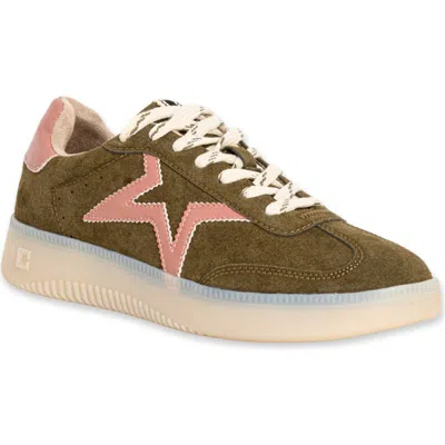 Shushop Peaches Sneaker In Green