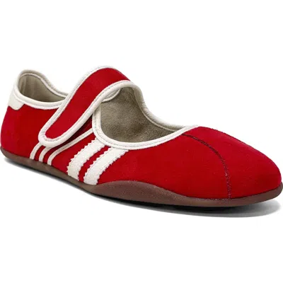 Shushop Peyton Faux Leather Mary Jane Sneaker In Red