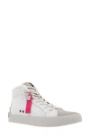 Shushop Reese High Top Sneaker In Brown