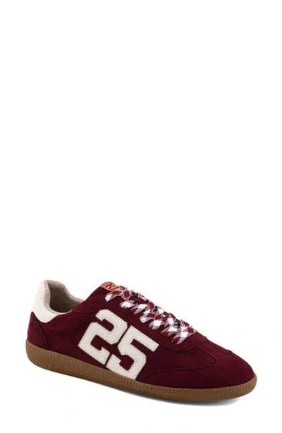 Shushop Retro 25 Sneaker In Burgundy