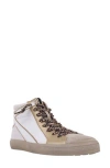 Shushop Rooney High-top Sneaker In Bone Lizard