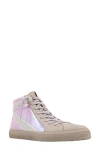 Shushop Rooney High-top Sneaker In Metallic Pink