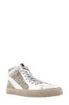 Shushop Rooney High-top Sneaker In Pearl Glitter