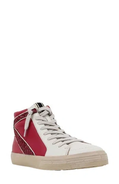 Shushop Rooney High-top Sneaker In Red