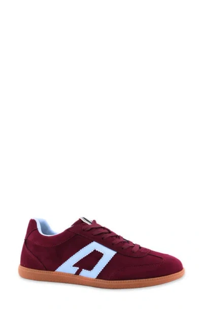Shushop Saffron Sneaker In Burgundy