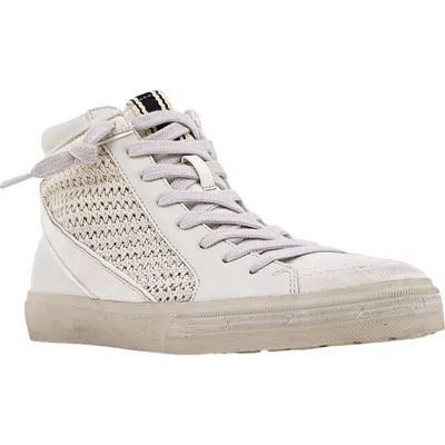 Shushop Samantha High Top Sneaker In Neutral