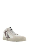 Shushop Sandy Mid Top Sneaker In Pewter Glitter