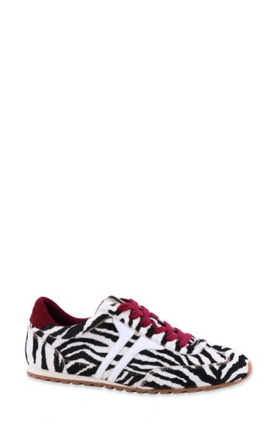 Shushop Sarah Sneaker In Zebra Hair