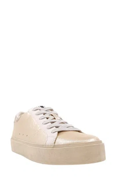 Shushop Sienna Low Top Sneaker In Gold