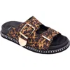 Shushop Slide Sandal In Animal Print