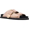 Shushop Slide Sandal In Brown