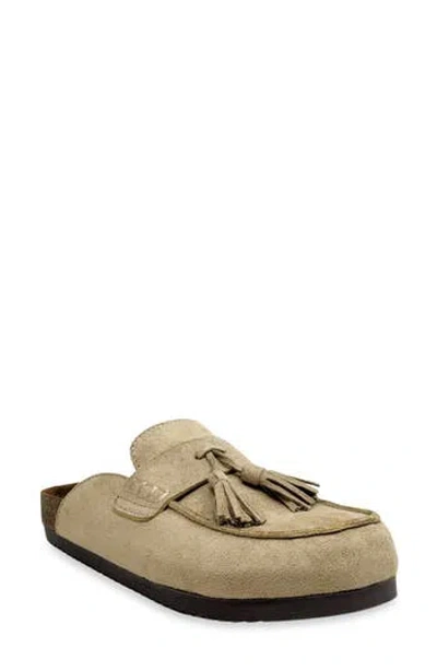 Shushop Terry Faux Suede Clog In Neutral