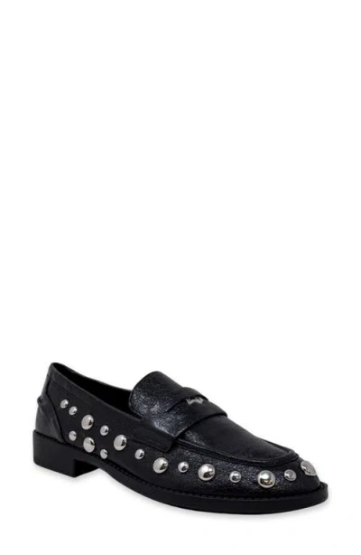 Shushop Trisha Penny Loafer In Black
