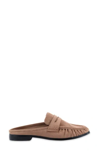 Shushop Tuscany Flat Mule In Brown