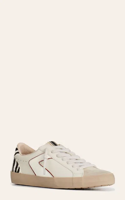 Shushop Women's Robbie Light Gray And Zebra Print Almond Toe Casual Shoes In Neutral