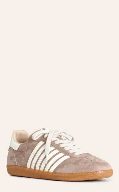 Shushop Women's Stevie Taupe Almond Toe Casual Shoes In Brown