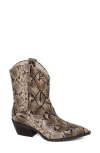 Shushop Zouzou Western Boot In Animal Print