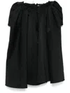 Shushu-tong Irregular Midi Skirt In Black