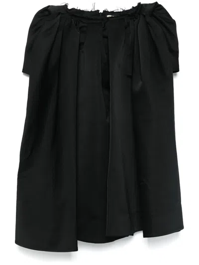 SHUSHU-TONG DRAPED HIGH-LOW SKIRT