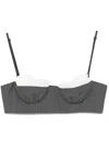 Shushu-tong Gray Spaghetti Strap Top In Grey