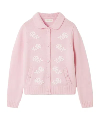 Shushu-tong Bead-embellished Wool Cardigan In Neutral